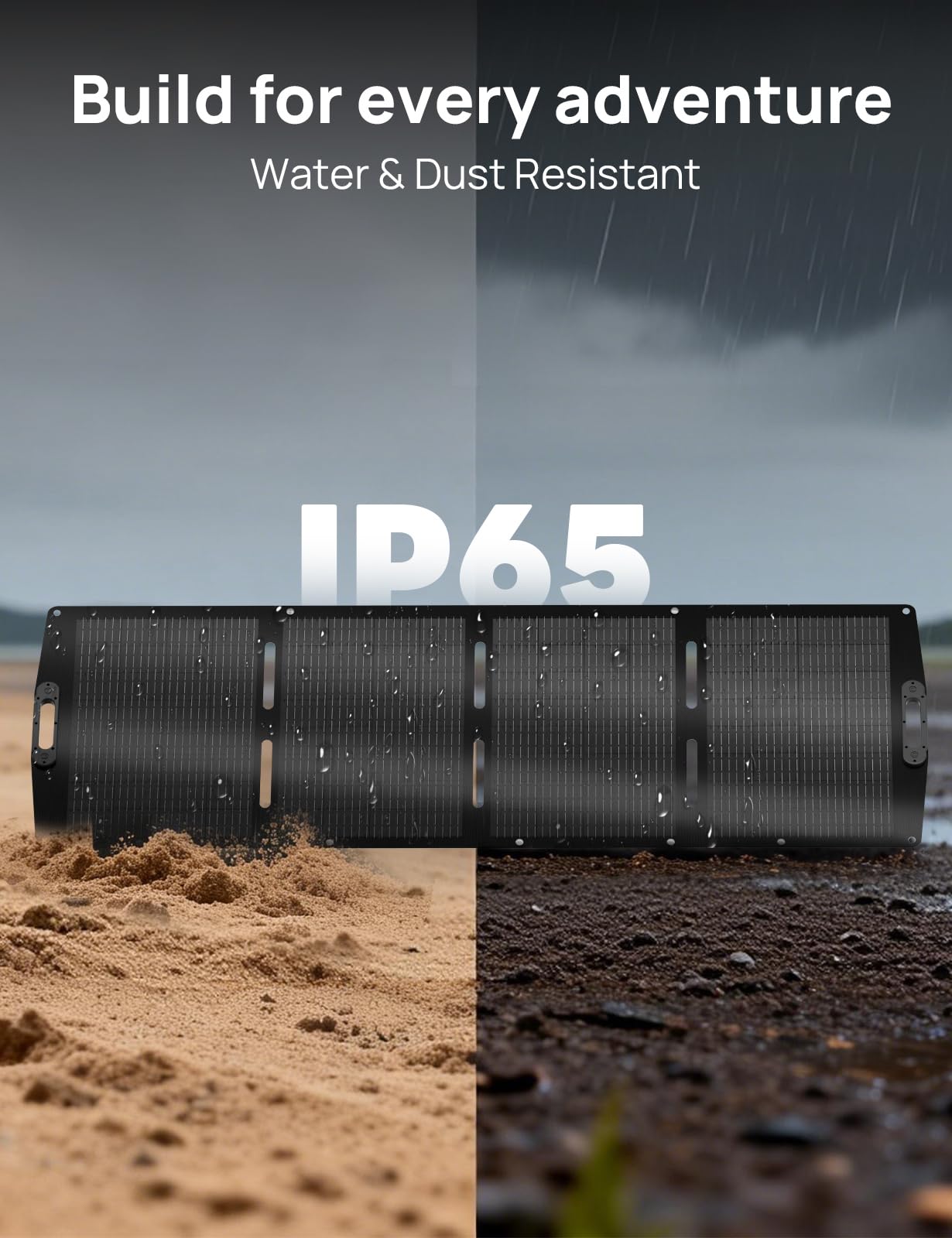 ECO-WORTHY 200W Portable Solar Panel for Power Stations,IP65 Waterproof & Lightweight with Adjustable Kickstand,23% High Efficiency Foldable Solar Panel for Outdoor RV Camping Off Grid Emergency - Image 6