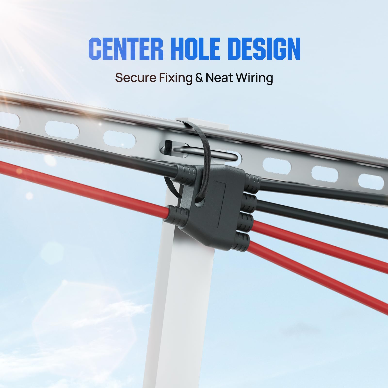 ECO-WORTHY Integrated Solar Connector 2-4 Y Branch Parallel PV Adapter Cable Wire Plug Tool Kit for Solar Panel(M/FF+F/MM) - Image 8