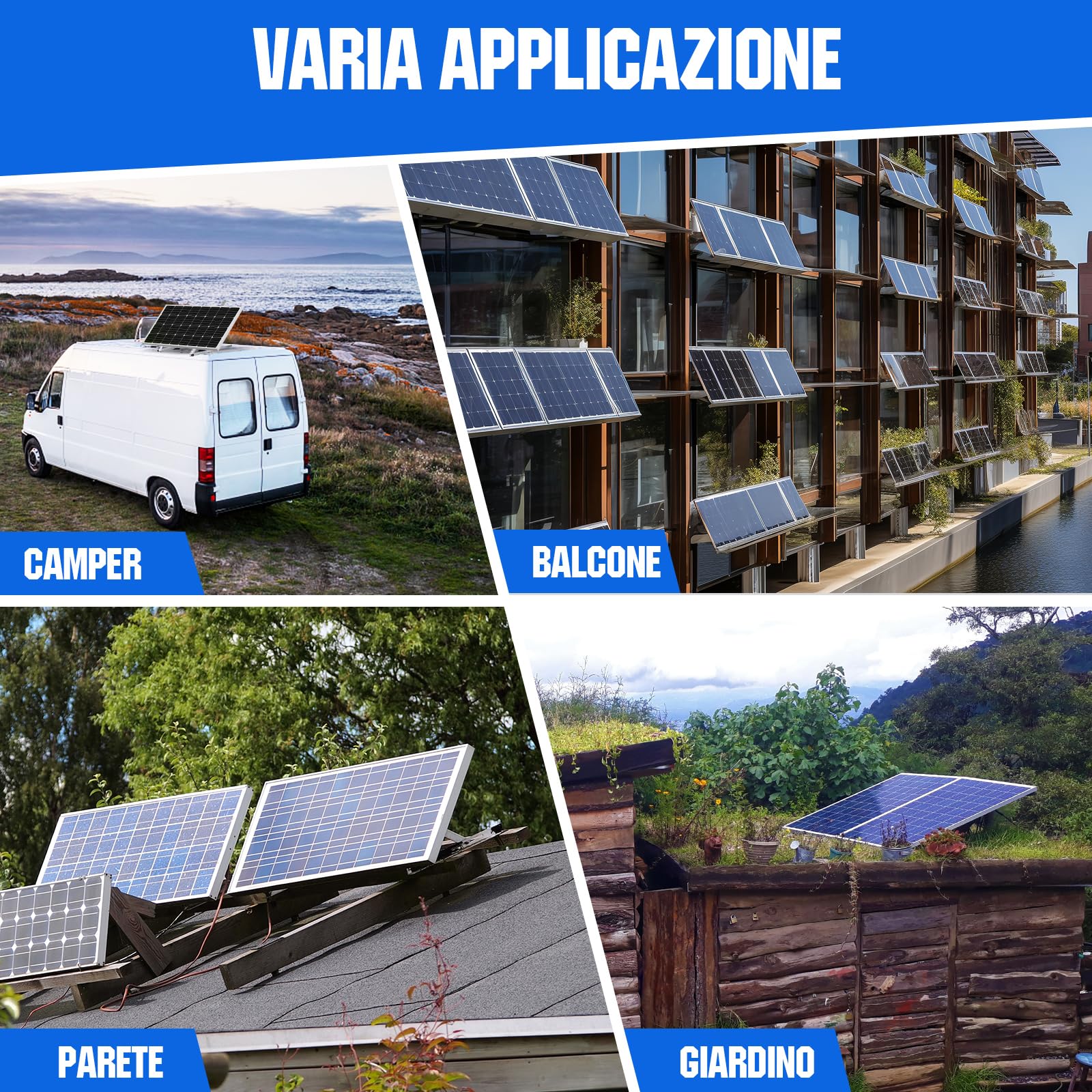 ECO-WORTHY Upgraded 45in Solar Panel Mount Brackets, with Foldable Tilt Legs, Suitable for 2pcs 100W/1pcs 200W 300W 400W Solar Panels,Adjustable Mounting Brackets Kits for RV, Roof, Boat, and Off-Grid - Image 8